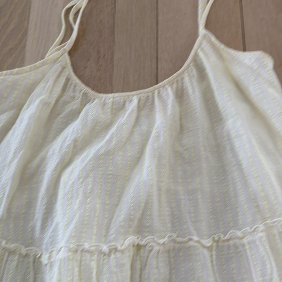 Eberjey Cream Tiered Swim Coverup - Picture 8 of 8